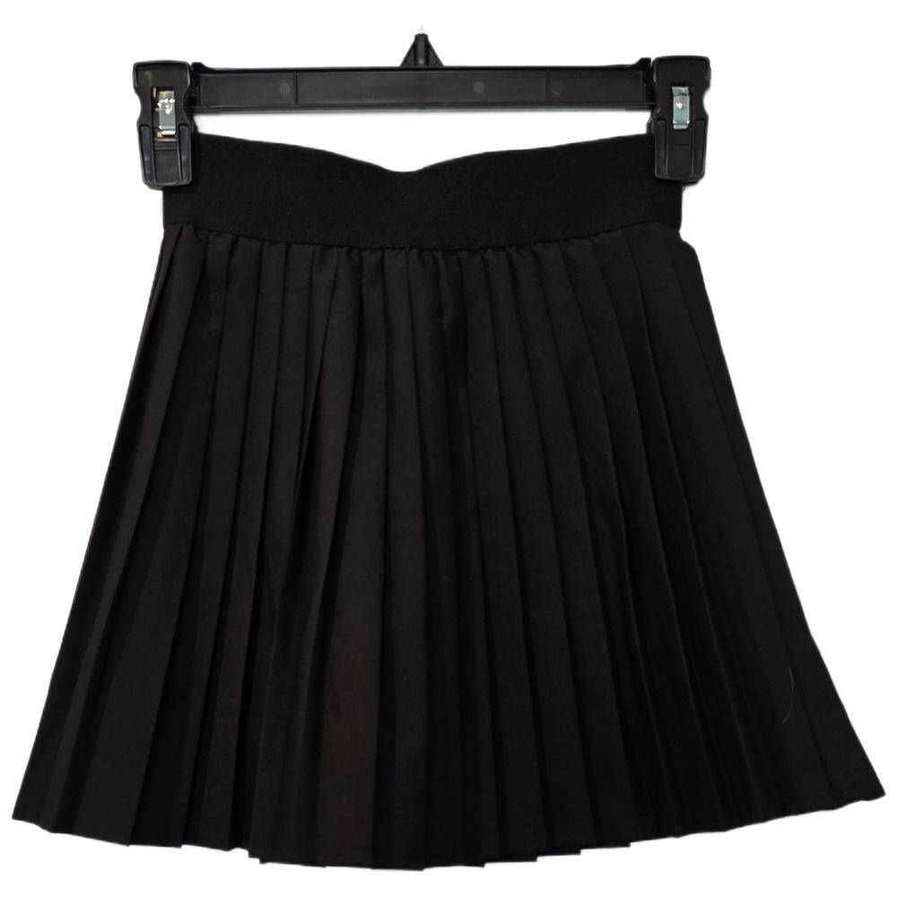 Jolie‎ & Joy Girls Black Pleated Skort Skirt Shorts Size M 10-12 K2G2515C